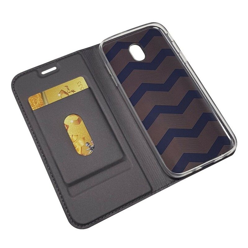 Cover Samsung Galaxy J3 2017 Flip Cover Premium Lædereffekt