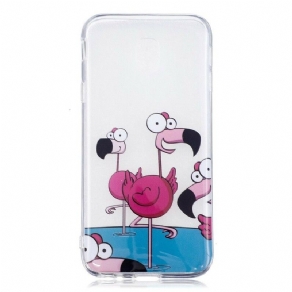 Cover Samsung Galaxy J3 2017 Sjove Flamingoer