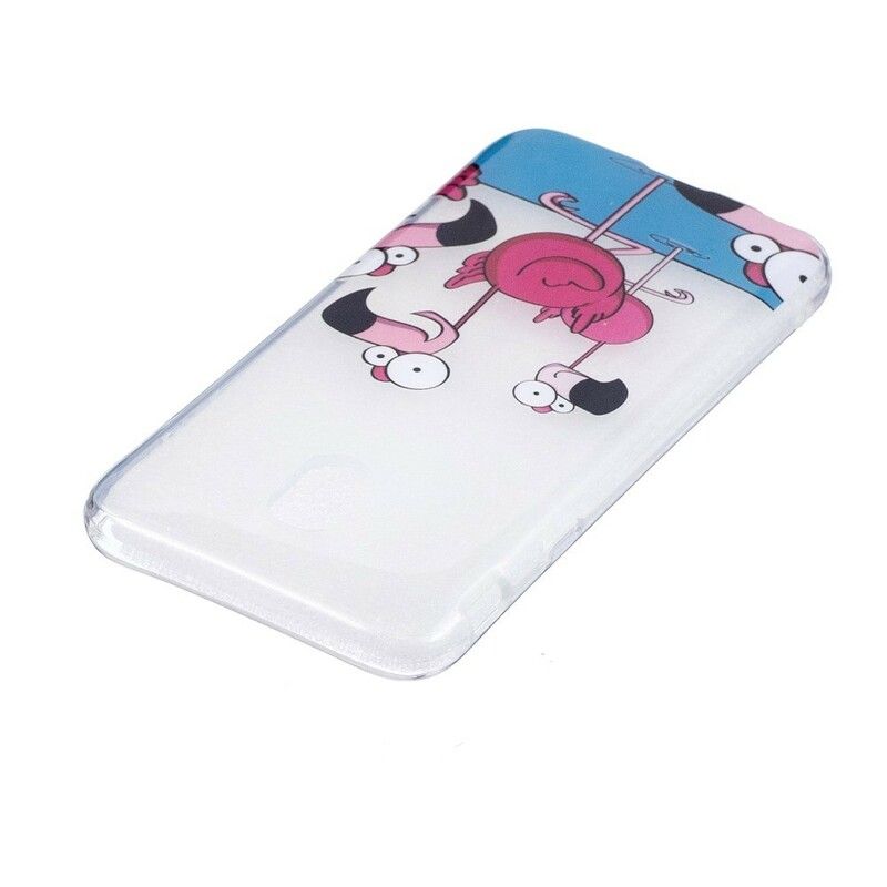 Cover Samsung Galaxy J3 2017 Sjove Flamingoer