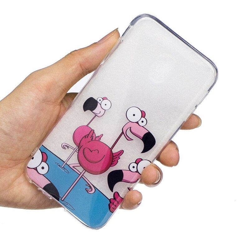 Cover Samsung Galaxy J3 2017 Sjove Flamingoer