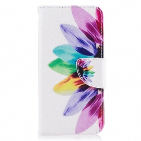 Flip Cover Samsung Galaxy J3 2017 Akvarelblomst