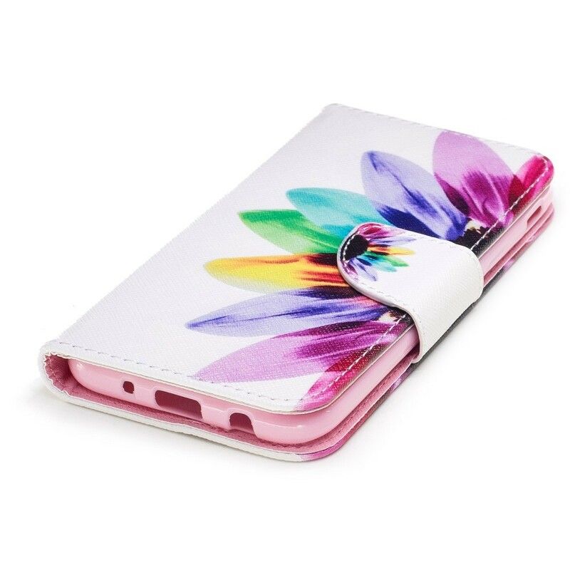 Flip Cover Samsung Galaxy J3 2017 Akvarelblomst