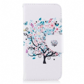 Flip Cover Samsung Galaxy J3 2017 Blomstret Træ