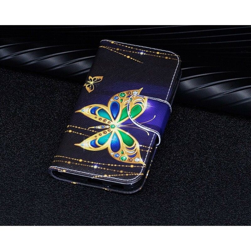 Flip Cover Samsung Galaxy J3 2017 Magisk Sommerfugl