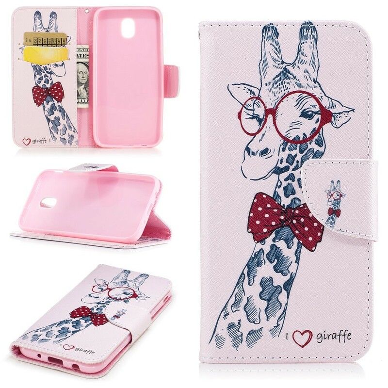 Flip Cover Samsung Galaxy J3 2017 Smart Giraf