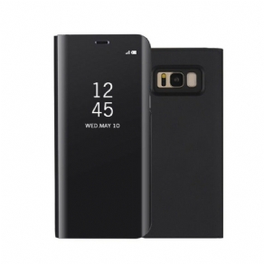 Cover Samsung Galaxy S8 Plus Spejl Og Lædereffekt