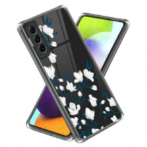 Cover Samsung Galaxy S24 5g Gennemsigtige Magnolier