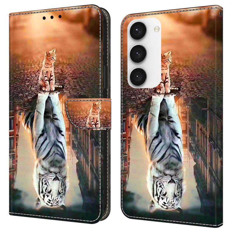 Flip Cover Samsung Galaxy S24 5g Kat Og Tiger