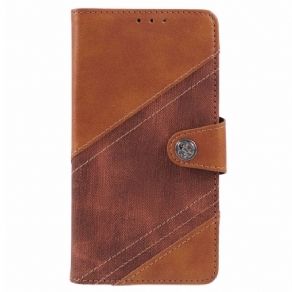 Flip Cover Samsung Galaxy S24 5g Tofarvet Jeansstil