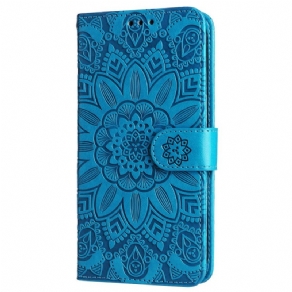 Flip Cover Til Samsung Galaxy S24 5g Flamboyant Mandala Med Rem