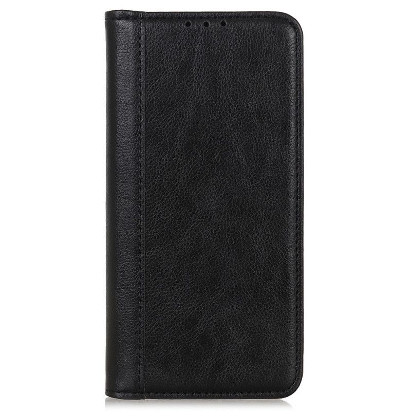 Cover Moto G51 5G Flip Cover Elegance Split Litchi Læder