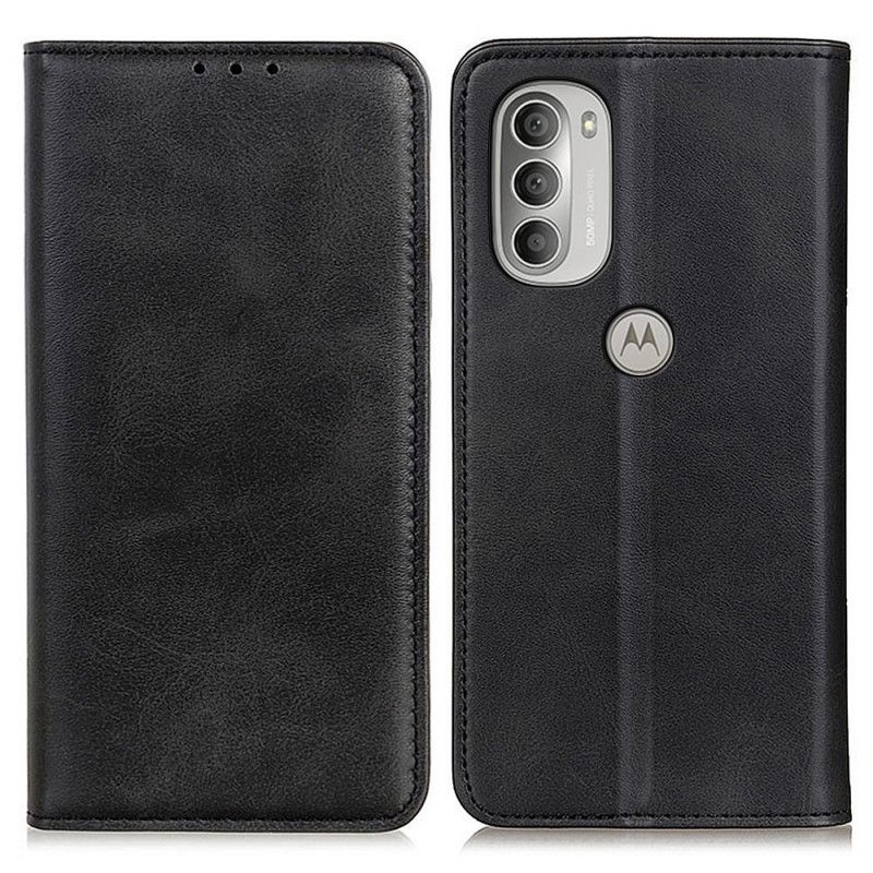 Cover Moto G51 5G Flip Cover Tekstureret Splitlæder