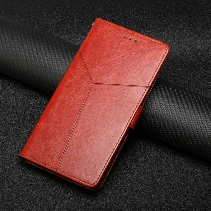 Flip Cover Moto G51 5G Geo Y Design Læderstil