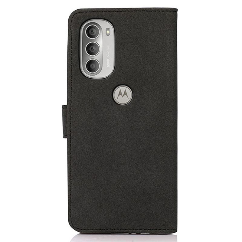 Flip Cover Moto G51 5G Khazneh Modelædereffekt