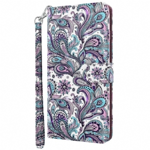 Flip Cover Moto G51 5G Paisley Mønster