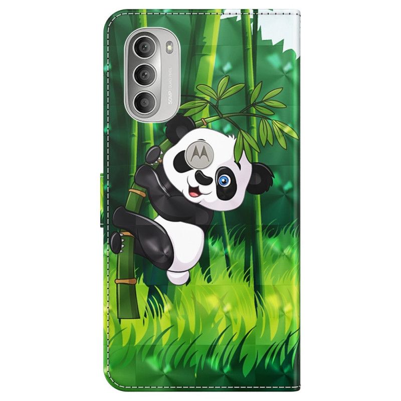 Flip Cover Moto G51 5G Panda Og Bambus