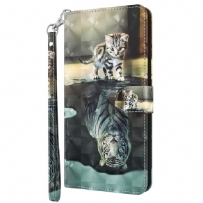 Læder Cover Moto G51 5G Ernest The Tiger