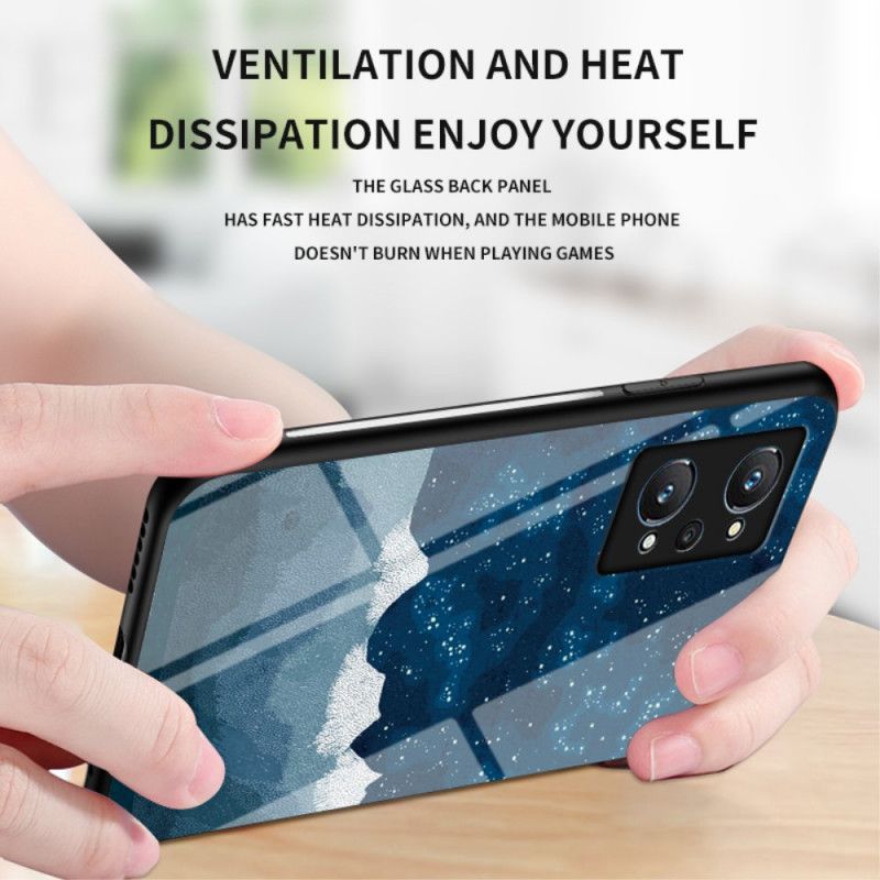 Cover Realme GT Neo 3T / Neo 2 Marmor Hærdet Glas