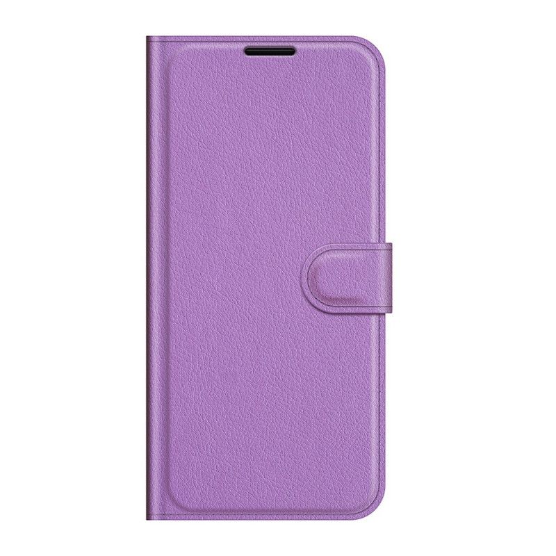 Flip Cover Realme GT Neo 3T / Neo 2 Klassisk Litchieffekt