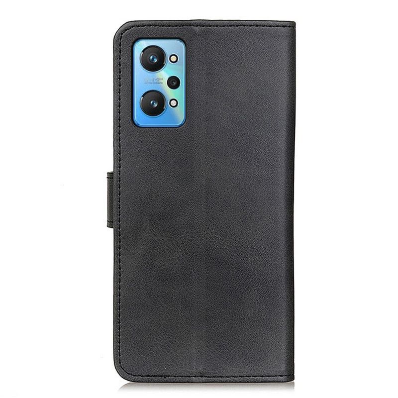 Flip Cover Realme GT Neo 3T / Neo 2 Retro Lædereffekt Mat