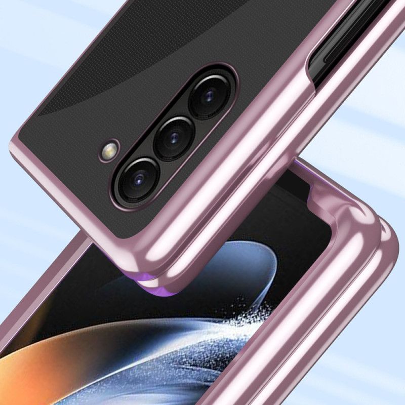 Cover Samsung Galaxy Z Fold 6 Gennemsigtige Metalliske Kanter