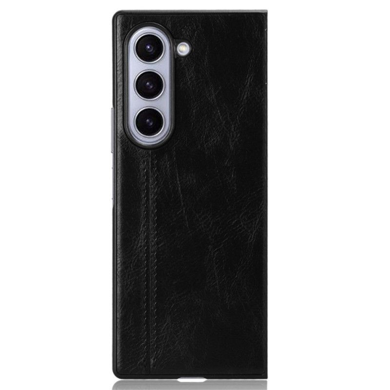 Cover Samsung Galaxy Z Fold 6 Imiteret Lædersyning