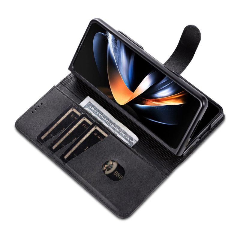 Flip Cover Samsung Galaxy Z Fold 6 Azns Læderstil