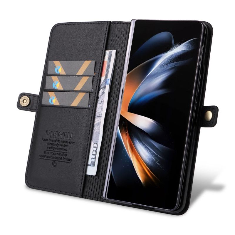 Flip Cover Samsung Galaxy Z Fold 6 Kunstlæder Yikatu