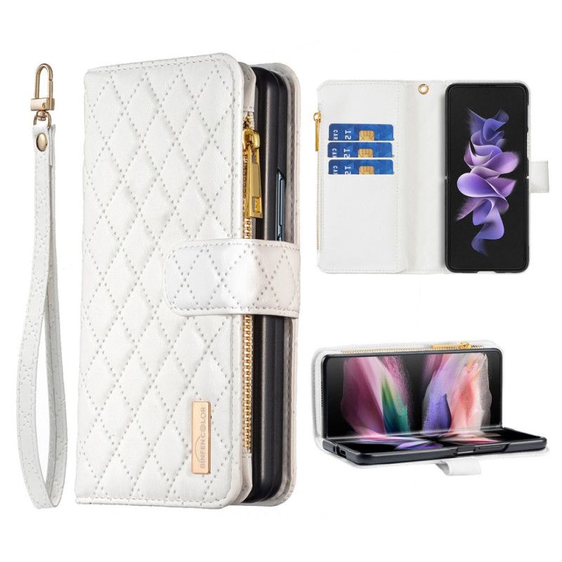 Flip Cover Samsung Galaxy Z Fold 6 Quiltet Binfen Farve