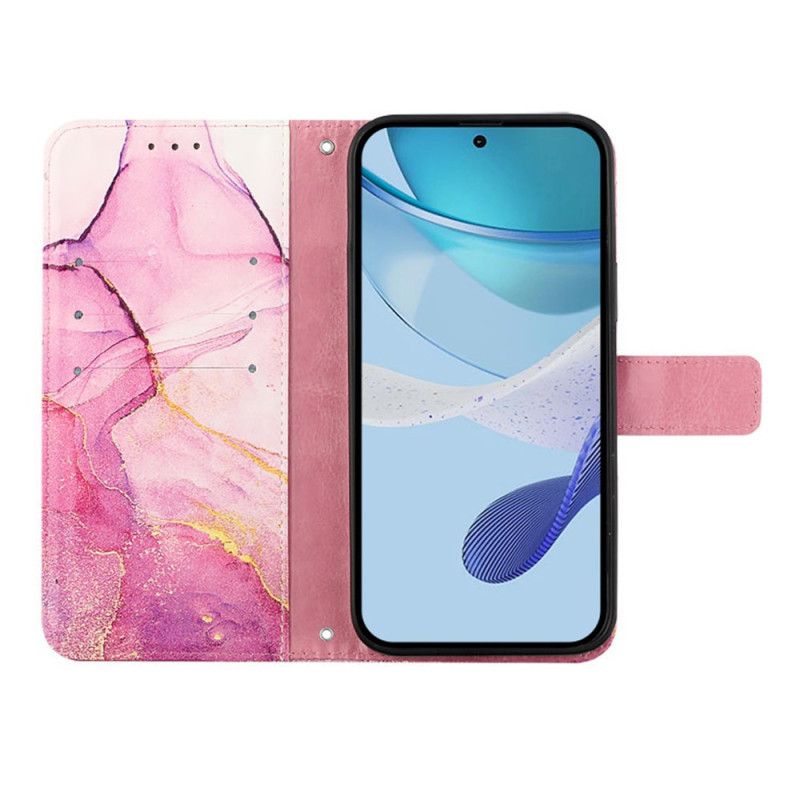 Flip Cover Til Samsung Galaxy Z Fold 6 Marmor Skulderrem