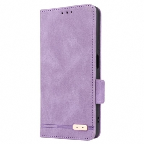 Cover Xiaomi Redmi Note 12 Pro Flip Cover Stilfuld Lædereffekt