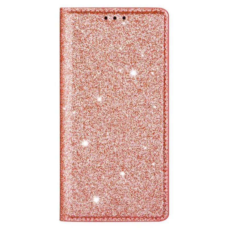 Cover Samsung Galaxy S23 5G Flip Cover Sequin Stil