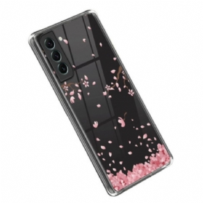 Cover Samsung Galaxy S23 5G Sømløse Lyserøde Blomster