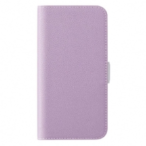 Flip Cover Samsung Galaxy S23 5G Imiteret Læder Slik