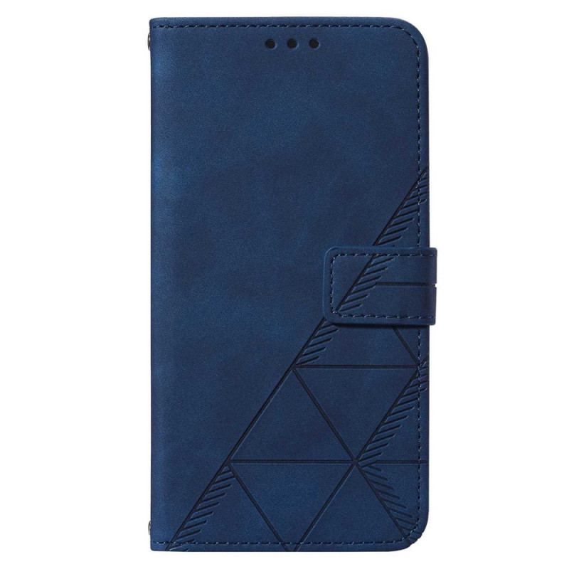 Flip Cover Samsung Galaxy S23 5G Med Snor Rem Trekanter