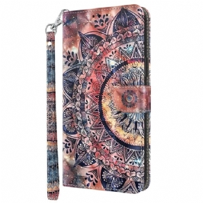 Flip Cover Samsung Galaxy S23 5G Med Snor Strap Dream Catcher