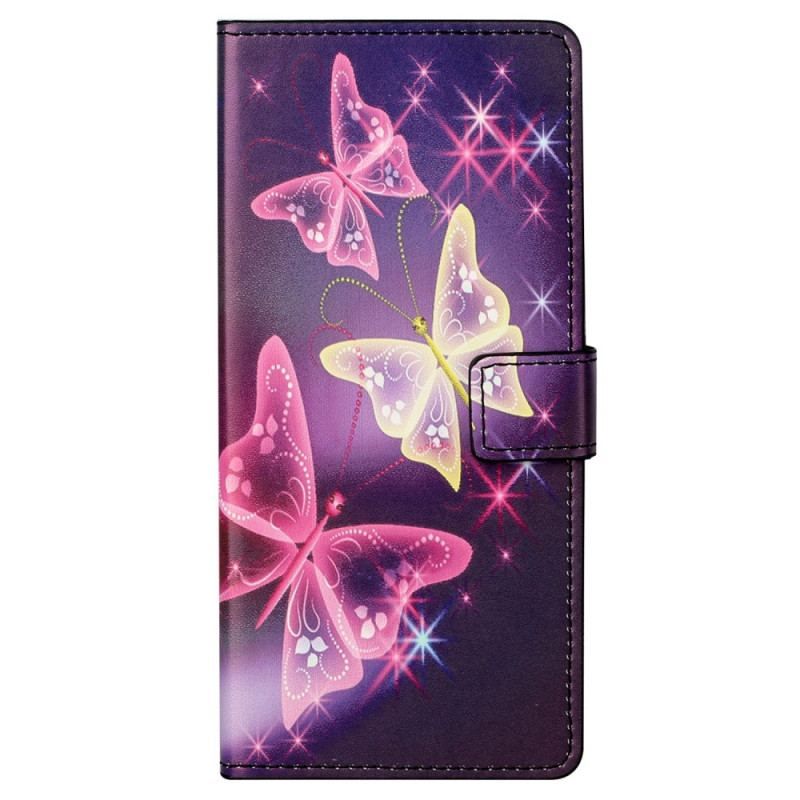 Flip Cover Samsung Galaxy S23 5G Smukke Sommerfugle