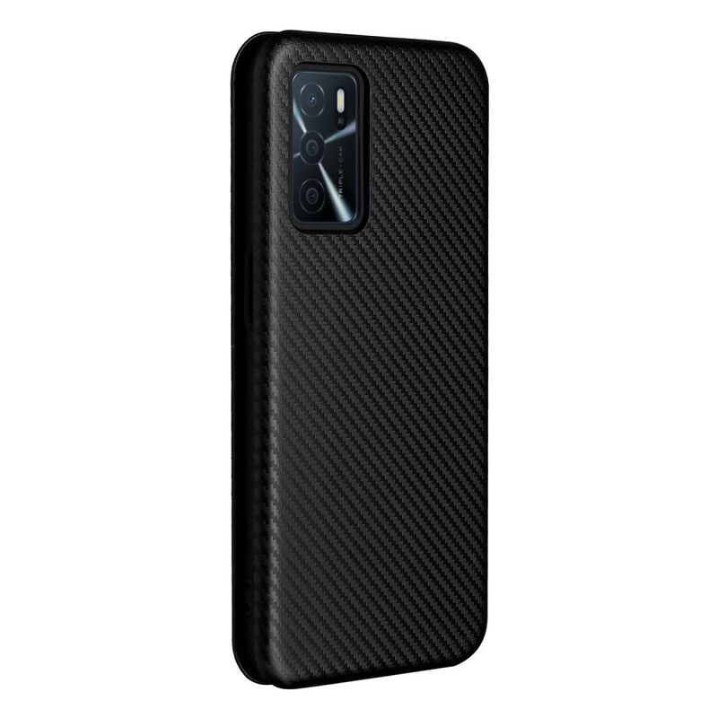 Cover Oppo A16 / A16s Flip Cover Farvet Carbon Silikone