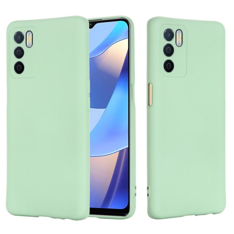 Cover Oppo A16 / A16s Flydende Silikone Med Snor