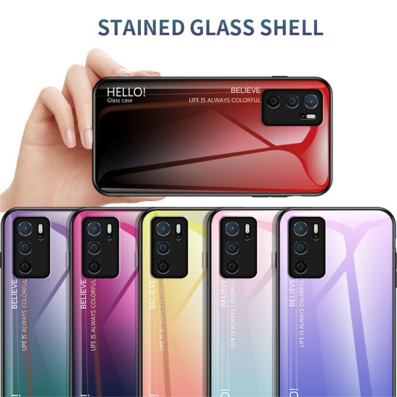 Cover Oppo A16 / A16s Hej Hærdet Glas