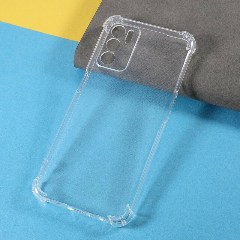 Cover Oppo A16 / A16s Transparente Forstærkede Hjørner