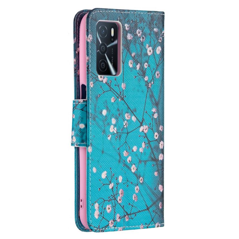 Flip Cover Oppo A16 / A16s Blomstrende Træ