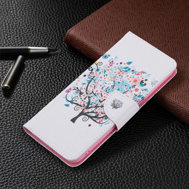 Flip Cover Oppo A16 / A16s Blomstret Træ