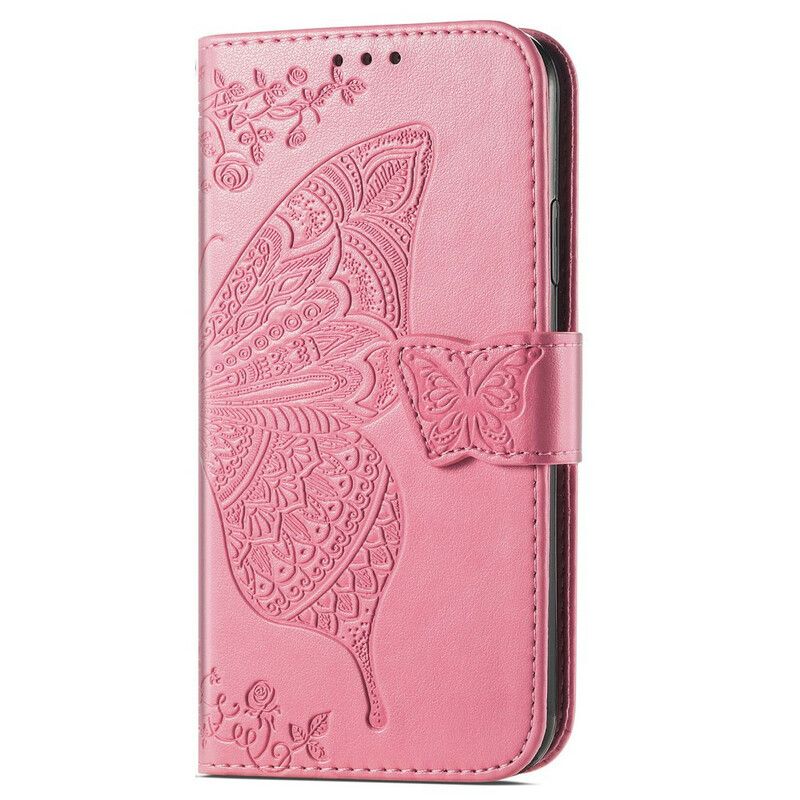 Flip Cover Oppo A16 / A16s Halve Sommerfugle