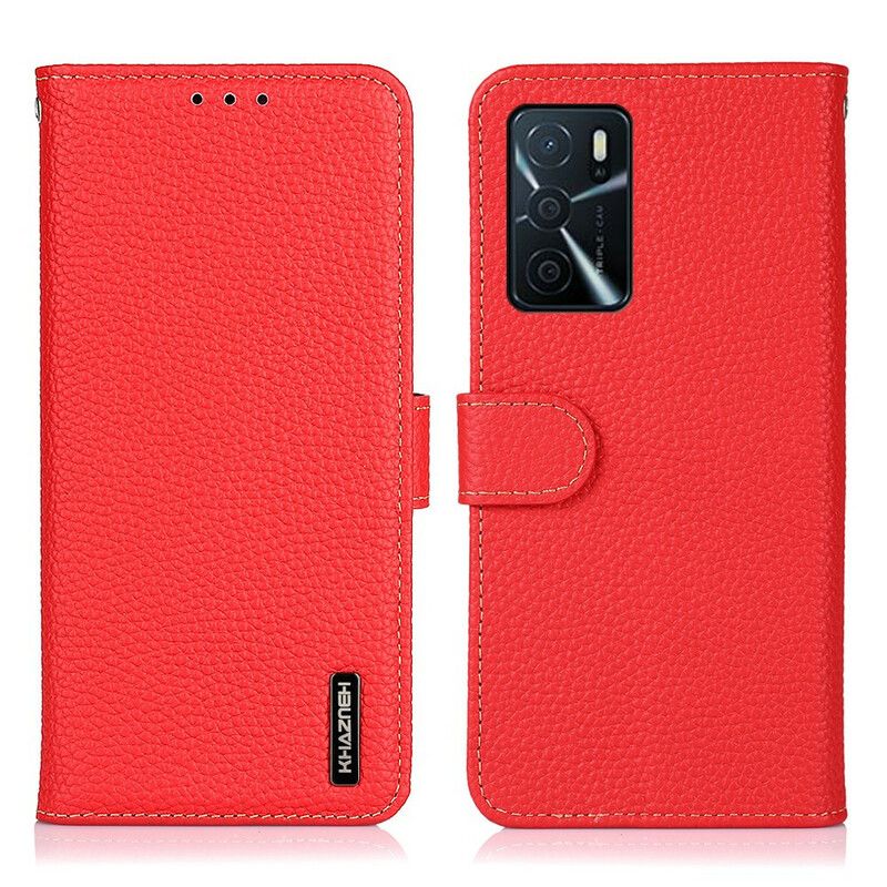 Flip Cover Oppo A16 / A16s Litchi Khazneh Læder