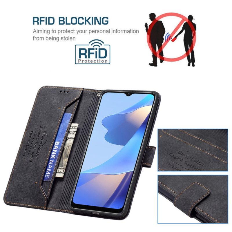 Flip Cover Oppo A16 / A16s Rfid Binfen Farve