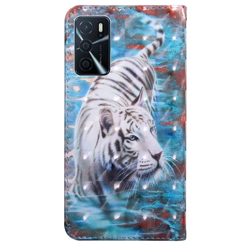 Flip Cover Oppo A16 / A16s Tiger I Vand