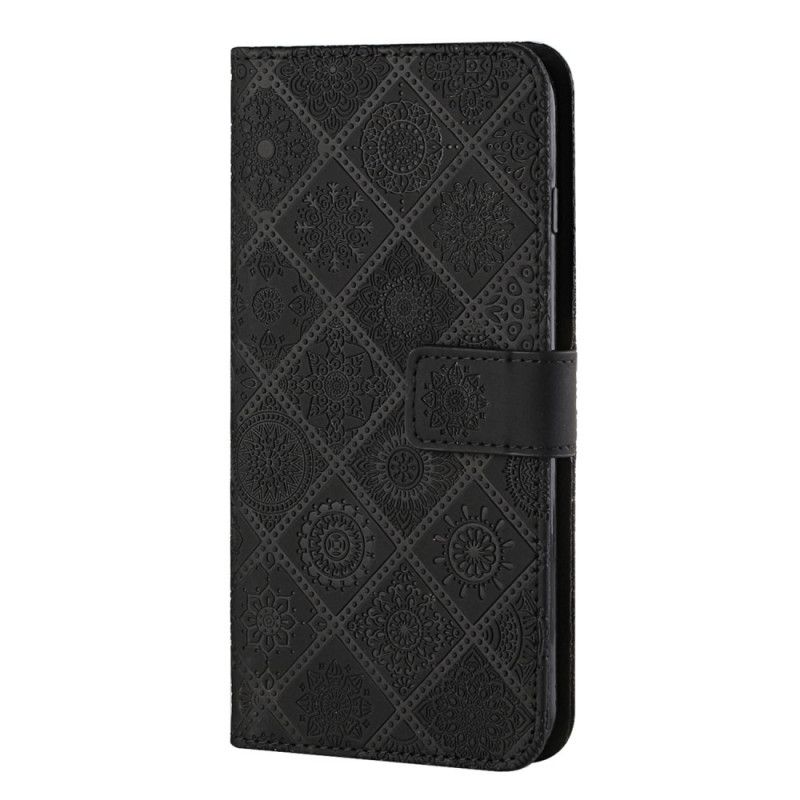 Læder Cover Oppo A16 / A16s Væppemønster