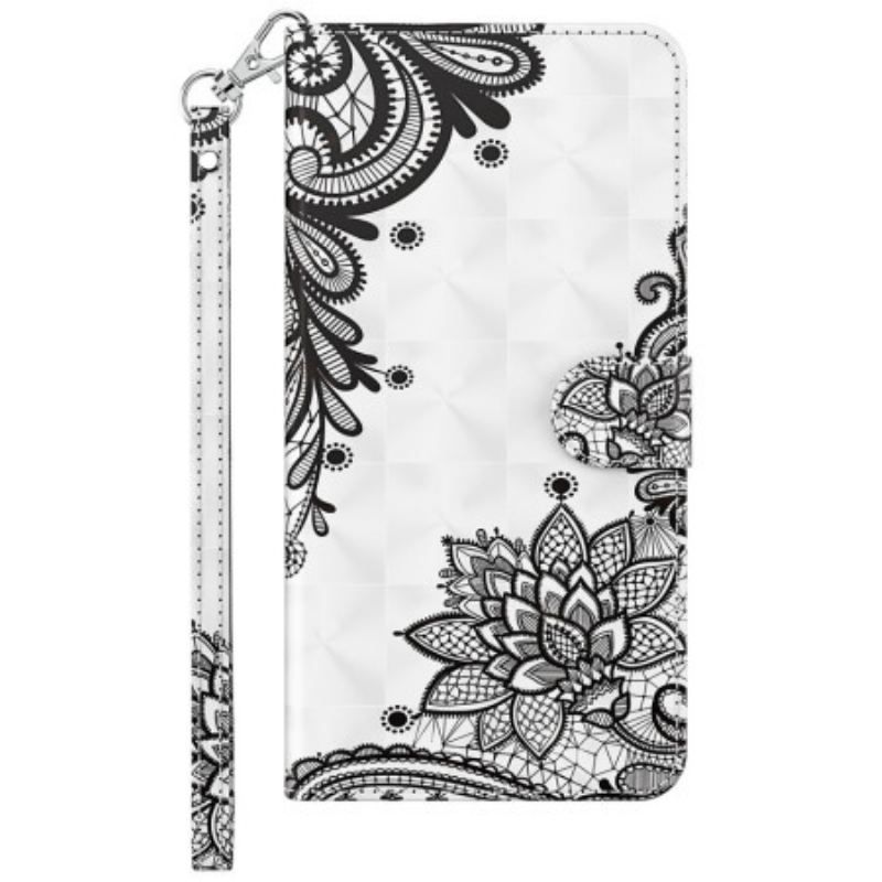 Flip Cover Samsung Galaxy S23 Ultra 5G Med Snor Strappy Blonder