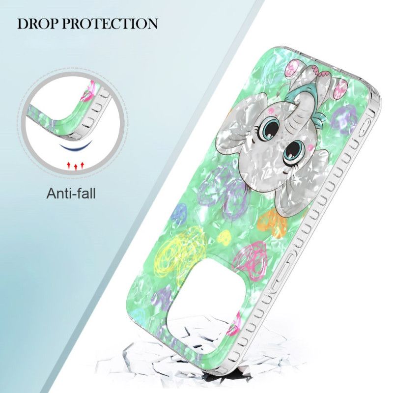 Cover iPhone 14 Pro Max Stilfuld Elefant